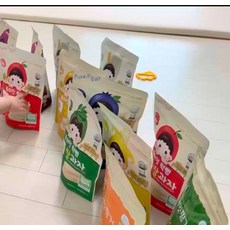 퓨어잇 떡뻥 유기농 쌀과자 11가지맛 아이간식 아기과자, 당근떡뻥, 1개