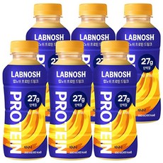 랩노쉬 프로틴 드링크 바나나, 350ml, 6개