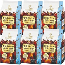 키커피 향미 부드러운 냉침 커피 4개입 6봉지 세트