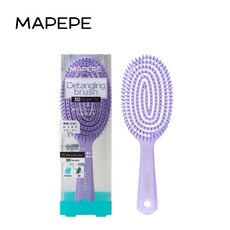 Mapepe 不糾結超服貼順髮梳(紫) 輕鬆解決頭髮打結問題 呵護秀髮健康亮麗, 1支