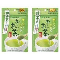 이토엔 부드럽게 녹는 오이오차 말차 함유 녹차, 80g, 2개입, 2개