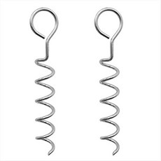 트램폴린 스테이크 코르크 스크류 모양 트램폴린 앵커 키트 스틸 나선형 스테이크 트램폴린 텐트 스윙을위한 지표 B, 비, 그림처럼