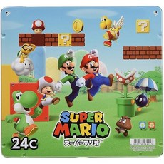 미쓰비시연필 색연필 슈퍼마리오 880 24색 K88024CSMS5, 1개