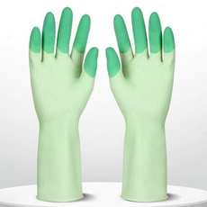 清潔手套3雙裝 靈活貼膚 春夏親膚款, 綠色, 1套