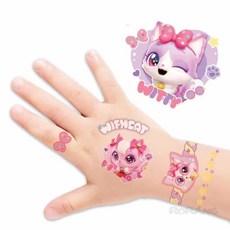 로랑마켓 타투스티커 똑똑냥 캐릭터타투 고양이타투 타투프린터