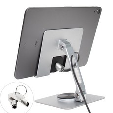 모가비 태블릿 도난방지 거치대 360도 회전 접이식 태블릿 잠금장치 거치대, 1개, MOG-153 (열쇠형 )
