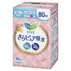 카오 로리에 사라 퓨어 흡수 패드형 성인 기저귀 80ml, 1개, 16개입