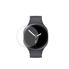 三星 Watch 8 40mm 9H鋼化玻璃保護貼 全透明防刮螢幕保護, 透明, 1個