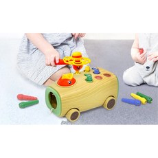 자석형 놀이교구 낚시 망치 집중력장난감 유치원 스트레스해소, 1개