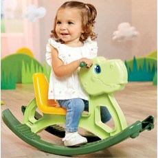 유아 공룡 흔들말 디노 말타기 실내 완구 흔들의자 장난감말 흔들기구 목마, 1개