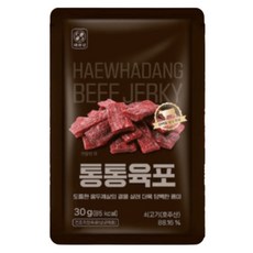 이영자의 해화당 통통 육포 30g 18팩 30g x18팩, 18개