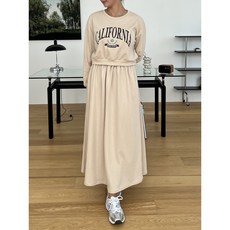 Ochae(5ch)女款加州大學運動衫裙子運動套裝