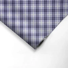 JEPFEIXIA 갈색 격자무늬 체크무늬 남자 여자 표준 기하학적 깅엄 시트 (Color-Blue White), 04 6 Light Blue