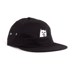 RIPNDIP Lord Nermal 中指貓 6片帽 黑 美國授權經銷, 1個