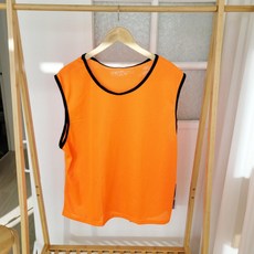 축구 팀 조끼 스포츠 단체 오렌지 풋살 행사 팀구분 팀구별