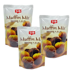 머핀믹스 프리 제빵 홈베이킹 초코머핀 빵 케이크, 3개, 1kg