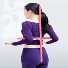 또팔아 실내 스트레칭 봉 운동봉 필라테스봉 스트레칭스틱, 소형(50+60cm)