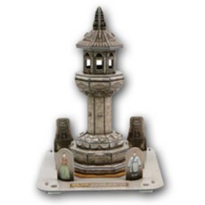 3D 종이 입체 퍼즐 발해 석등만들기 부처님의지혜 초등 4개 역사교구 엄마표놀이