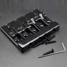 빈티지 4 스트링 베이스 브리지 82.3x63.5MM 바닥 간격 19MM 고정 블랙/골드/크롬