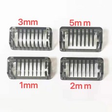 신형 위치제한 빗 전문 면도기 가이드 빗 부속품 빗 1235mm 단도편 Qp2520 2530 2630 6520에 적용 색상: 4개, 1개
