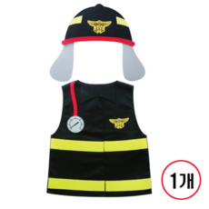 직업별역할놀이의상/조끼+머리띠/유아교육/어린이집/유치원/방과후수업, 1개, 소방관