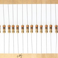 HUABAN 100피스 0.5와트 12W 240R 240옴 5% 탄소 필름 저항기, Part4 300 Ohm