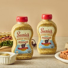 수지스 유기농 홀그레인 머스터드, 340g, 1개