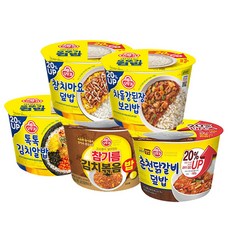 [블루존] 오뚜기 컵밥 5종(참치마요+강된장보리밥+참기름김치볶음밥+춘천닭갈비+톡톡김치알밥), 1개