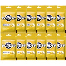 이클립스 쿨링 소프트 캔디 45gx12개 레몬민트, 45g, 12개