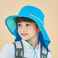 【Victoria and Friends】【水戲/野餐帽】口哨蓋帽_UV Solid Flap 太陽帽
