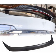 테슬라 모델 X 20162022용 탄소섬유 후면 트렁크 스포일러 75D 90D P90D 100D P100D 스포츠 유틸리티 4도어 뚜껑 하이 킥 윙 립 공장 출고 (A 스타일), 스타일 A