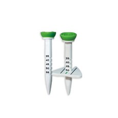 可調節高度高爾夫球座附瞄準線 提升開球精準度與穩定性 輕鬆享受高爾夫樂趣, 青草綠, 1個, 1個裝