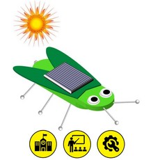 2인세트 태양광로봇 교육용 진동 로봇만들기키트 과학 diy 초등 학교