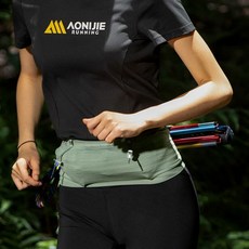 오니지 러닝벨트 마라톤 허리벨트 가방 클라우드 H16 168731, L, 카키