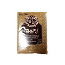 MZ_조미료 설탕 흑설탕 1kg CJ 백설, 1개