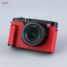 라이카 D-LUX8 DLUX8 가죽 디럭스8 소가죽 100주년 보호 디럭스, D-Lux8 차이니스레드 손잡이포함