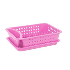 好媽媽滴水碗盤置物架 - 碗盤架 瀝水架 收納架 - 輕鬆購五金百貨, 粉紅, 詳見包裝