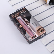 FLAWLESS 電動修眉刀, 1個, 質感粉