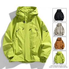 衝鋒外套 防風防水衝鋒衣 加厚登山外套 男女同款 連帽外套 夾克 登山服 機能滑雪服帶帽 防風外套 寬鬆衝鋒衣