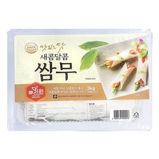 뿌리원 새콤쌈무 3kg 1개