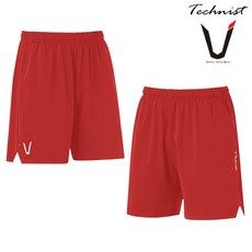 테크니스트 반바지 배드민턴 바지 여성 3부 남성 4부 팬츠 레드 TNP6418RD