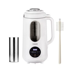 최신형 한경희 대용량 저소음 두유제조기 이유식 죽제조기 1000ml + 티거름망 + 믹서 + 자동세척, 한경희 두유제조기 소이르 D4020