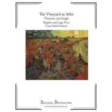 (英文圖書)The Red Vineyard at Arles Cross Stitch Pattern - Vincent van Gogh: Regular and L... 平裝版, Independently Published, 英文