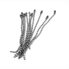 군번줄 10cm 키링체인 열쇠고리줄 철제구슬 금속체인 볼체인