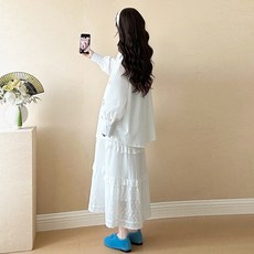 2025 봄 임부용 자수 블라우스 세트 임부복세트 예쁜임부복 봄철 임부복 출산복