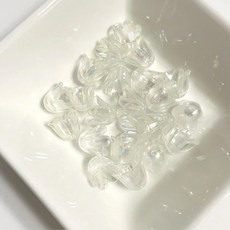 커버풀 투명 은방울꽃 비즈 20P 끈갈피 식물 화분 만들기 DIY 공예 재료 팔찌 키링 악세사리 부자재