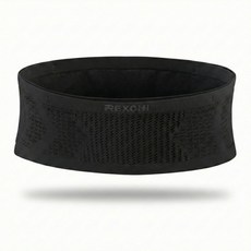 차차쿠바 경량 360도수납 러닝벨트 심리스 휴대폰 밴드, 블랙, 1개
