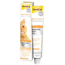 GimCat 德國竣寶 Multi-Vitamin PROFESSIONAL 貓用專業複合維生素營養膏，提升免疫力，維持神經系統健康, 超級維他命膏, 1個