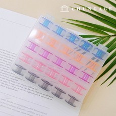 천가게 보빈케이스 북알케이스 보빈 25개 포함 세트, 1개
