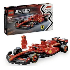 레고 77242 스피드 챔피언 Ferrari SF 24 F1 레이스 카, 혼합색상, 1개